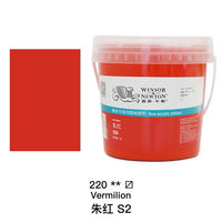 【 Dunton Bucket 】 Windsor and Newton Painter's special acrylic paint, large capacity 1L waterproof textile wall painting, 30-color fluid painting, student studio special outdoor wall painting, graffiti, DIY by hand thumbnail 7