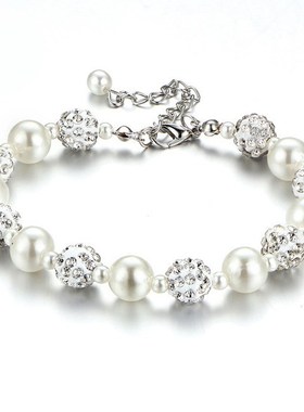 New White Pearl Bracelet Creative Retro Simple Bead Bracelet