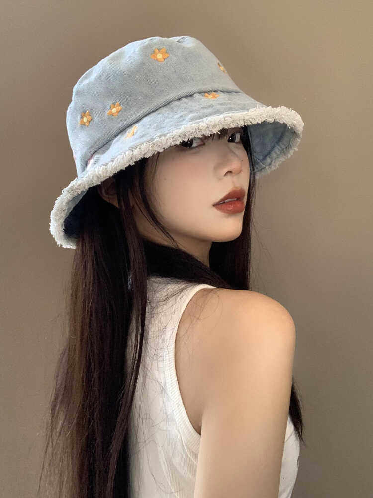 牛仔夏季渔夫帽女薄款大头围春秋盆帽高级感小边素颜神器水桶帽子,服饰配件/皮带/帽子/围巾,帽子,淘宝优惠券,粉丝福利购,淘宝优惠卷