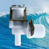 AC220VDC12VDC24V吧台机咖啡机洗碗机开水器进出水外螺纹电磁阀