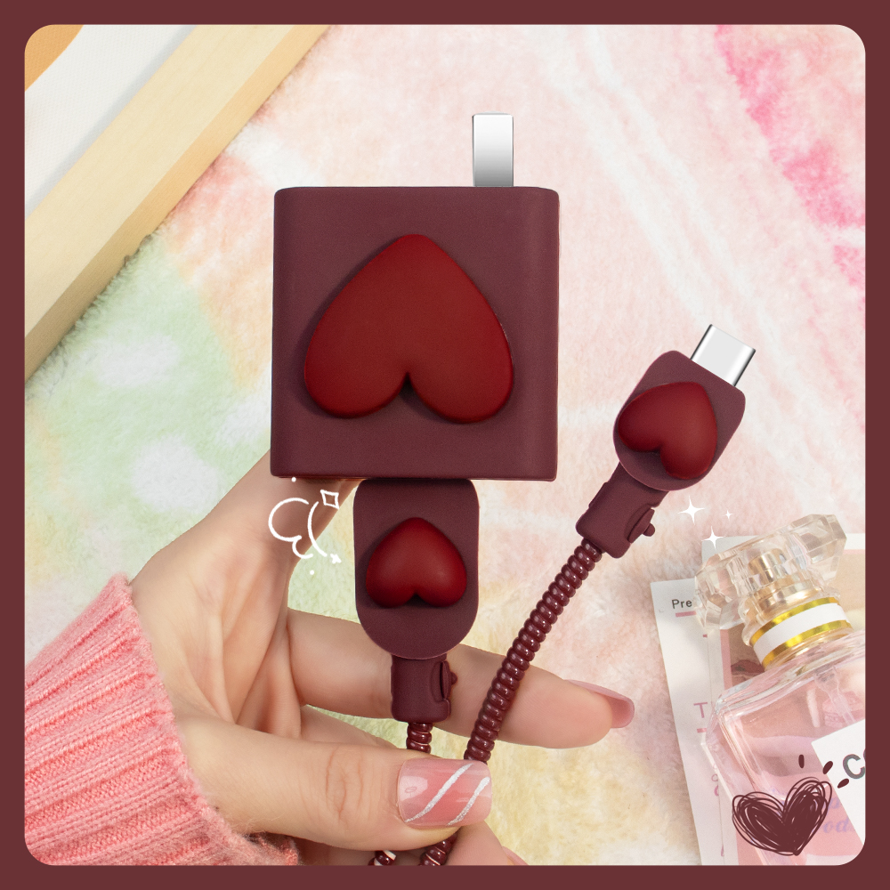 充电器数据线保护套简约硅胶新款