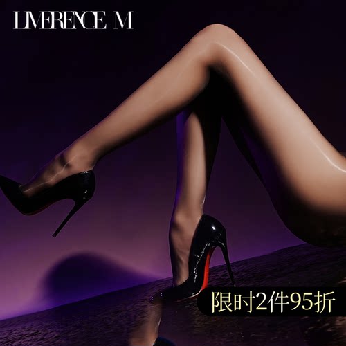 涞觅巨峰果冻油亮连裤丝袜