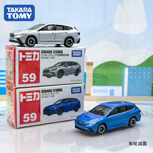 TOMY多美卡斯巴鲁LEVORG合金车模