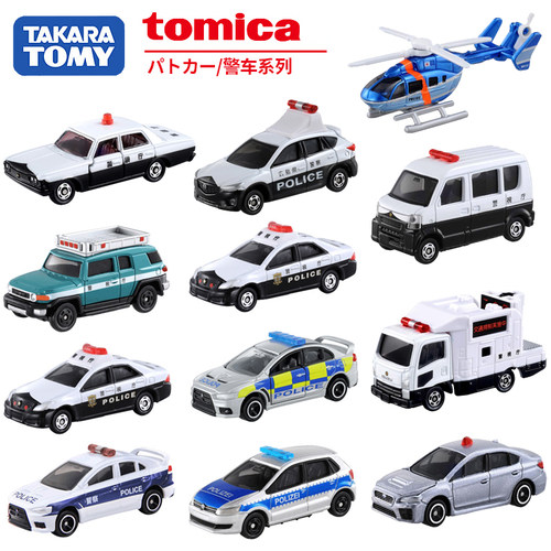 TOMY多美卡仿真合金警车模型