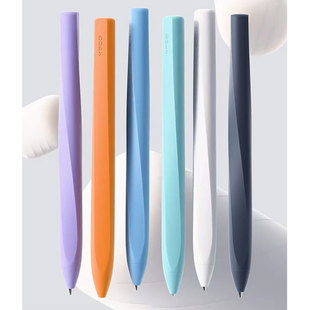 KACO TWIST扭扭笔高颜值解压扭出芯硅胶材质学生学习刷题考试0.5mm黑色大容量书写黑笔速干顺滑手写笔中性笔