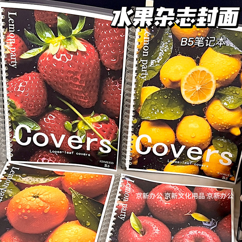 戒美国誉水果系列活页本