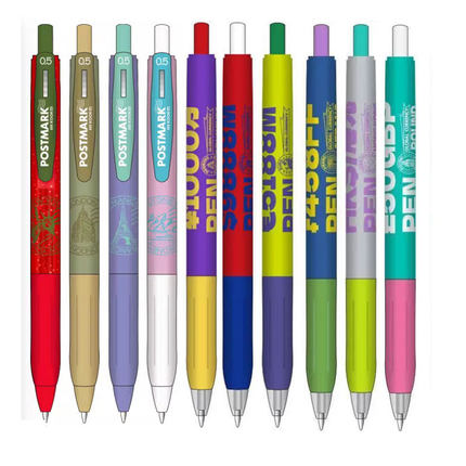 kookei撞色笔多巴胺文具速干高端黑笔按动式水笔日本进口笔太空舱东米中性笔可装JF斑马笔芯高颜值刷题笔