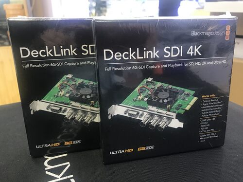 BMD DeckLink SDI 4K 视频采集卡 Decklink系列