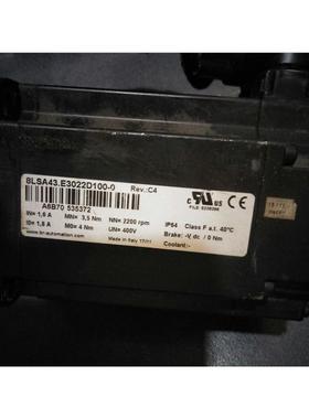 8LSA43.E3022D100-0，贝加莱伺服电机维修检测 需议价