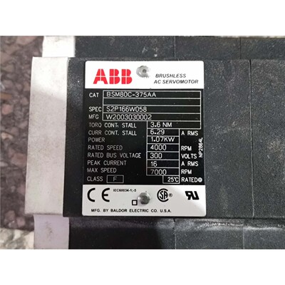 ABB伺服电机BSM80C-375专