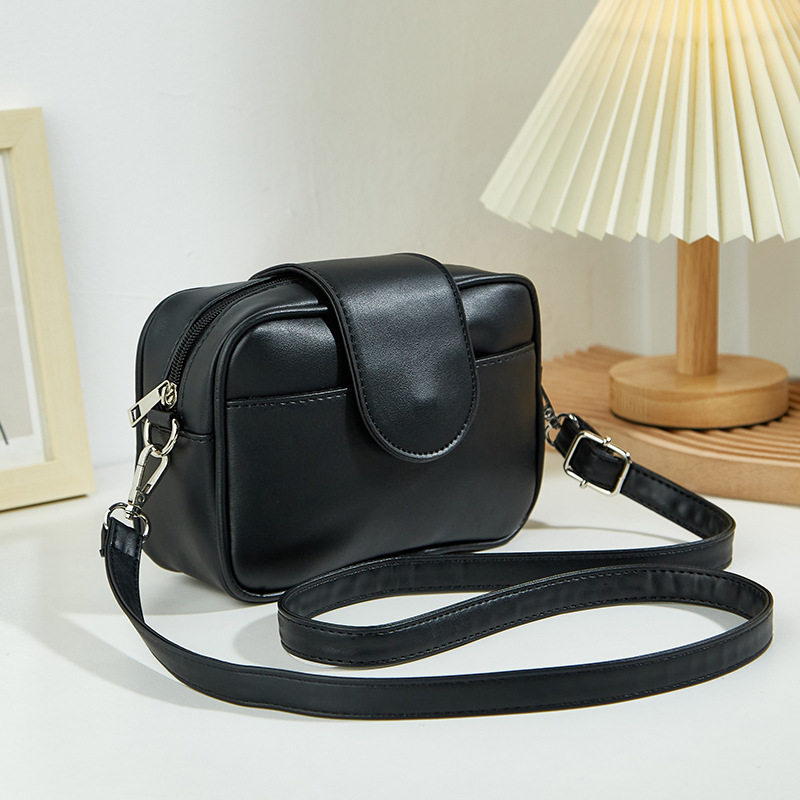 2026新款女包简约纯色斜挎包包休闲时尚小方包潮流百搭女士单肩包