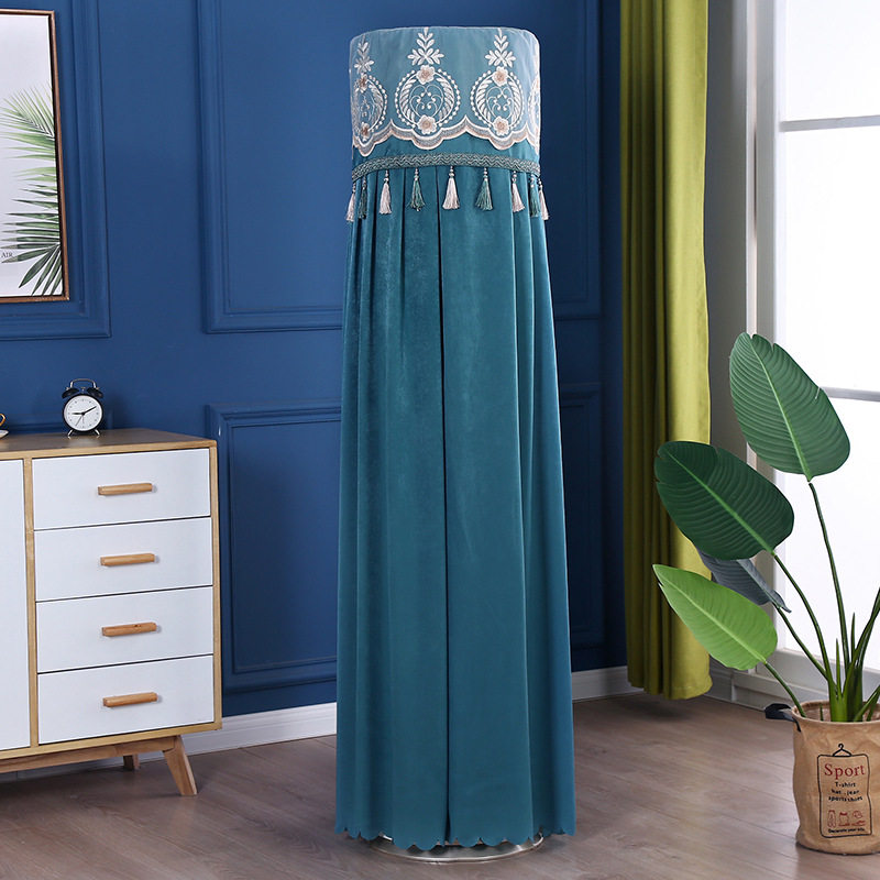 北欧空调罩套开机不取立式柜机圆形空调防尘罩奥克斯美的空调罩