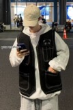 709-2-MJ10-P60春单人港风多口袋印花百搭休闲无袖马甲男，男装背心/马甲，星座709-2