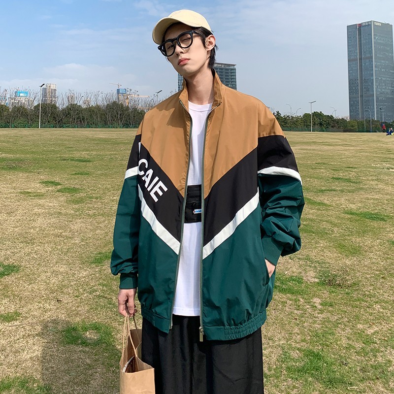 709-2-JK203-P65春单人港风休闲长袖开衫外套学生百搭运动服男,男装夹克,星座709-2