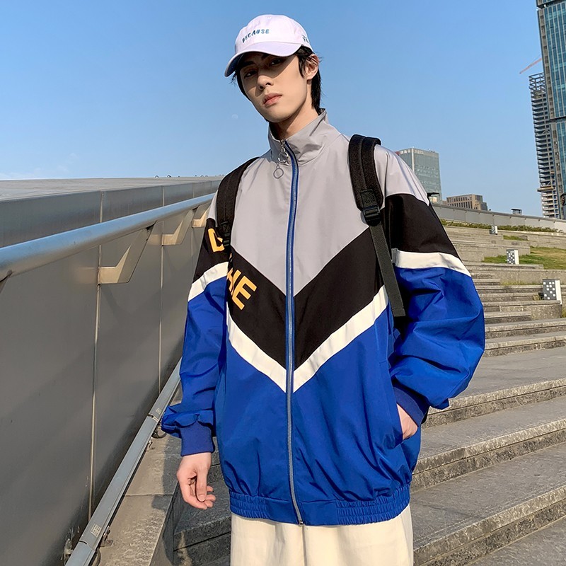 709-2-JK203-P65春单人港风休闲长袖开衫外套学生百搭运动服男,男装夹克,星座709-2
