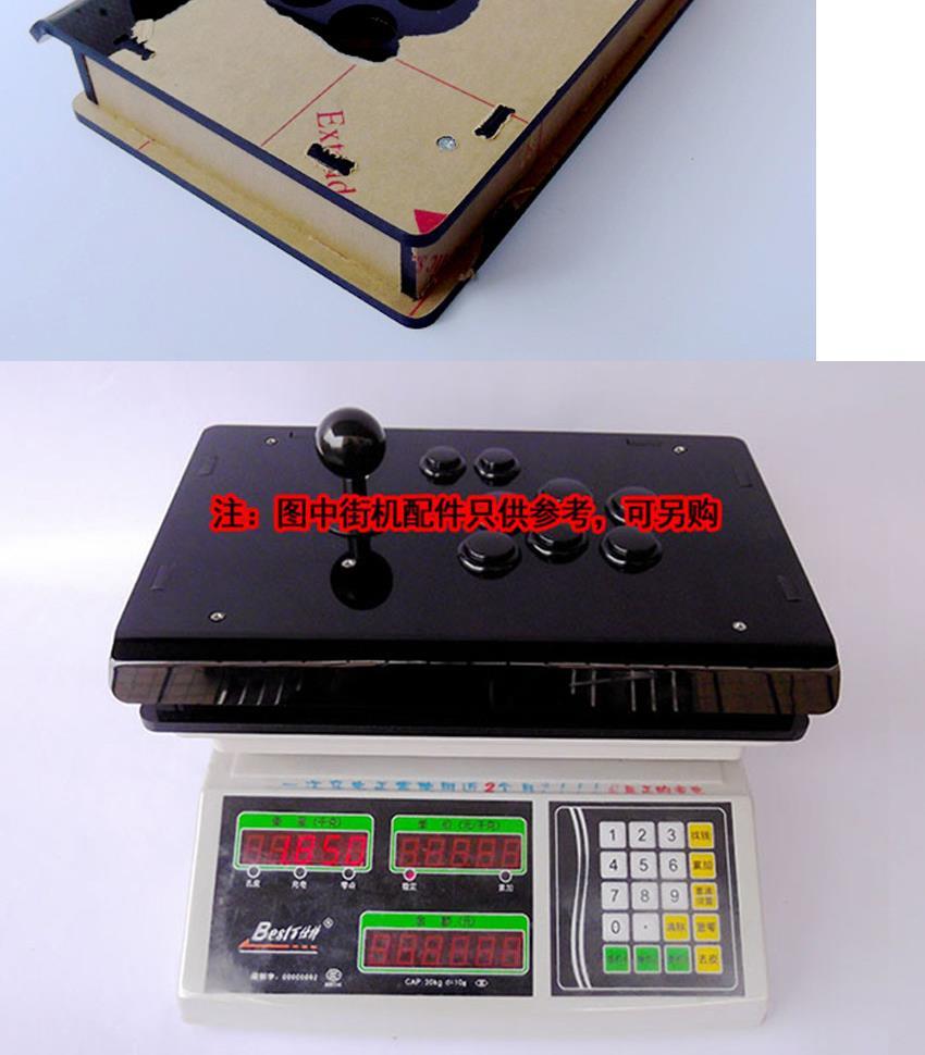 Arcade joystick hộp tự làm Street Fighter rocker khung đầy đủ vật liệu châu Á King of Fighting trò chơi rocker khung - Cần điều khiển điều khiển chơi game