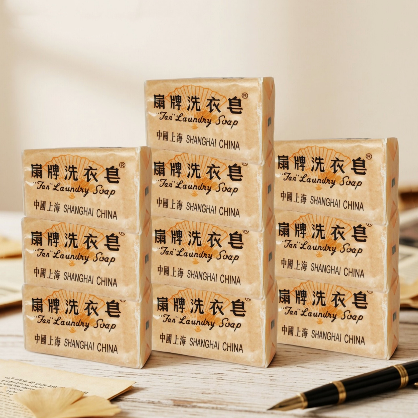 150g扇牌无磷半透明洗衣皂内衣皂
