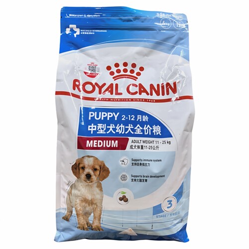 皇家MEJ32中型犬幼犬2-12月龄4kg