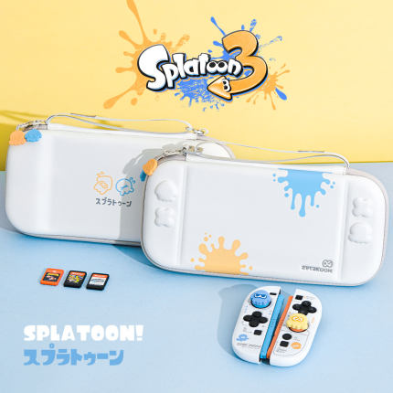 任天堂switch2代收纳包喷射战士3轻薄NS2游戏机OLED斯普拉遁硬包