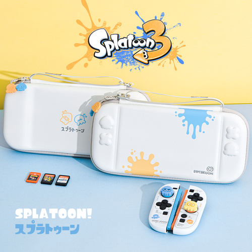 任天堂switch2代收纳包喷射战士3轻薄NS2游戏机OLED斯普拉遁硬包