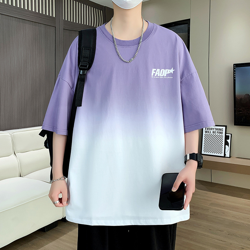 青少年冰丝t恤男短袖夏季运动夏天2025新款初中高中学生夏装男装