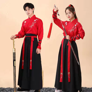 2022新款绣花精美汉服表演服
