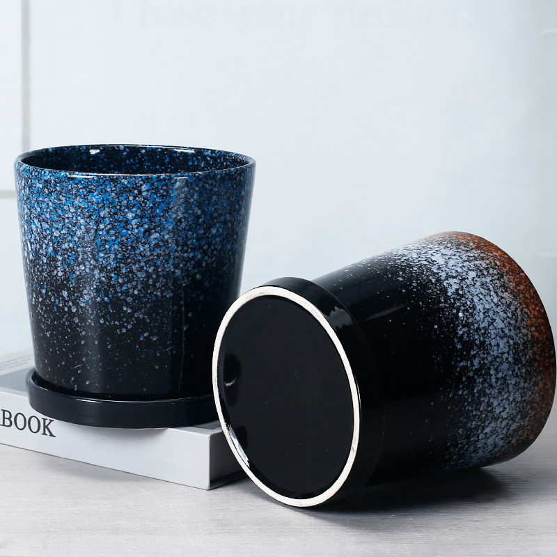 花盆陶瓷透气带托盘室内家用客厅大号简约个性多肉蝴蝶兰专用盆,鲜花速递/花卉仿真/绿植园艺,花盆,淘宝优惠券,粉丝福利购,淘宝优惠卷