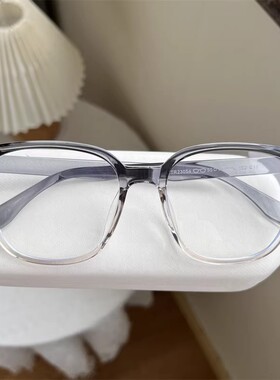 17克148-55倒梯形复古大框眼镜架网红眼镜脸显瘦男女韩版防蓝光