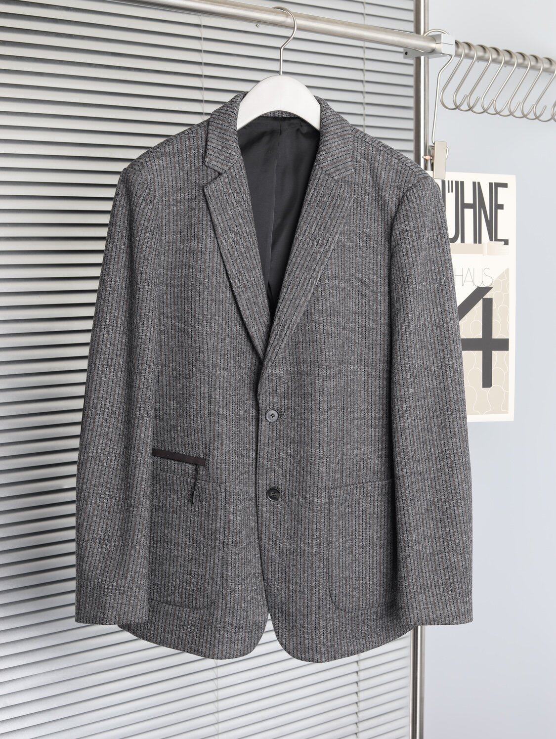 Z 春秋冬新款羊毛西服外套定制面料ZP一致休闲商务款New男装