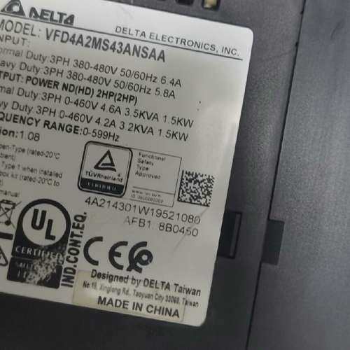 台达变频器MS300系列VFD4A2MS43ANSAA  V