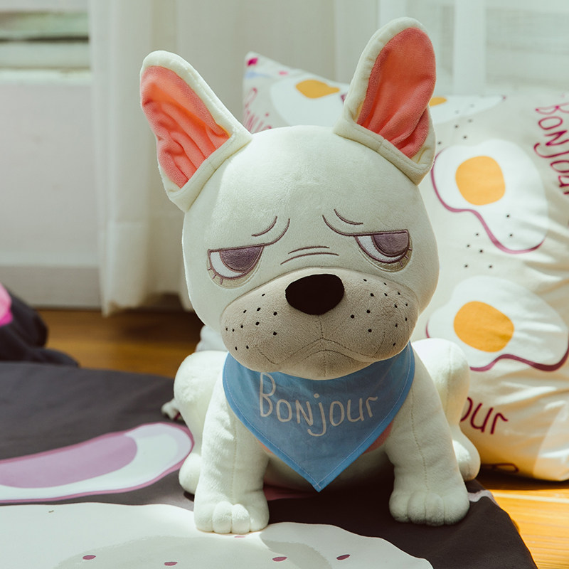 carihome lovely France bucket Dogs Plush Toys Cartoon Doll doll Pillows birthday gift girl studentin the Toy/Childs/Puzzle/Building block/Model , Plush Fabric Toys  category - from Buy2taobao.com to provide professional Taobao agent buy service