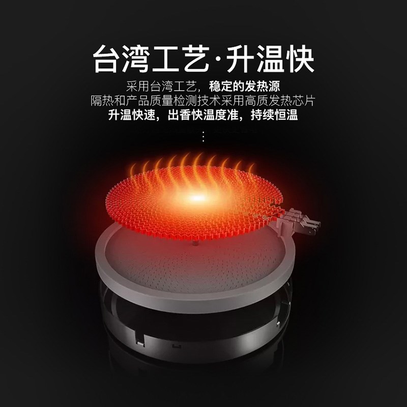 陶瓷电熏炉复古电香炉电s香薰炉檀香电热檀香沉香香篆炉电子熏香