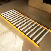 PVC输送梯滚筒梯货柜s车卸货便携轻型可折叠式 流水线输送设备滑梯