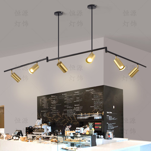 服装店灯a吊灯店铺收银台个性背景墙灯具奶茶创意吧台茶楼酒楼射