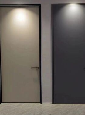 房门极窄铝木门通顶门卧室门窄框门极简门室内门隐形门暗门很套装