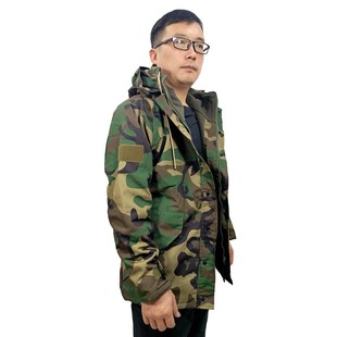 户外废墟迷彩G8风衣男装s冲锋衣加厚冬季抓绒保暖棉服外套冬装大