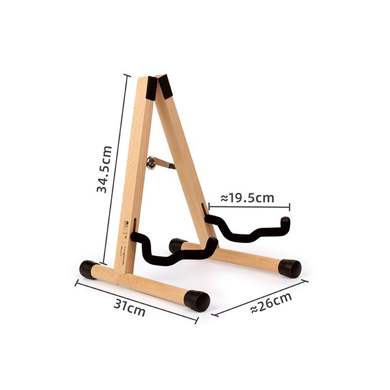 实木吉他木架民谣木吉他琴架古典电吉他中阮贝司落地折叠展示支架