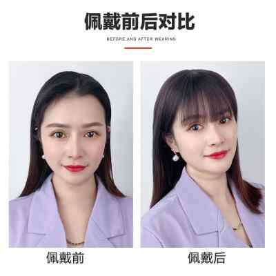 假发片女头顶补发片全真发真人发丝遮白发蓬松自然增发量轻薄发片