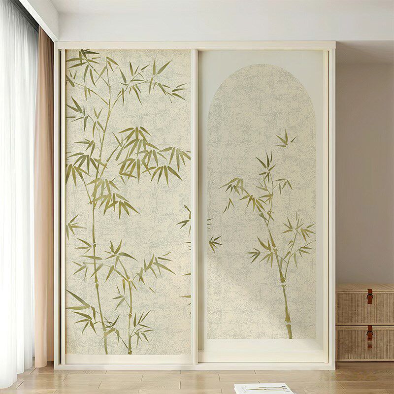 大衣柜门翻新贴纸柜子推拉门美化改色家具改造整张贴画墙纸自粘