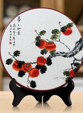 新中式摆件复古工艺品客厅书房间中国风古典装饰品玄关博古架摆设