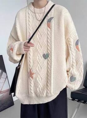 秋冬加厚毛衣男韩版潮流