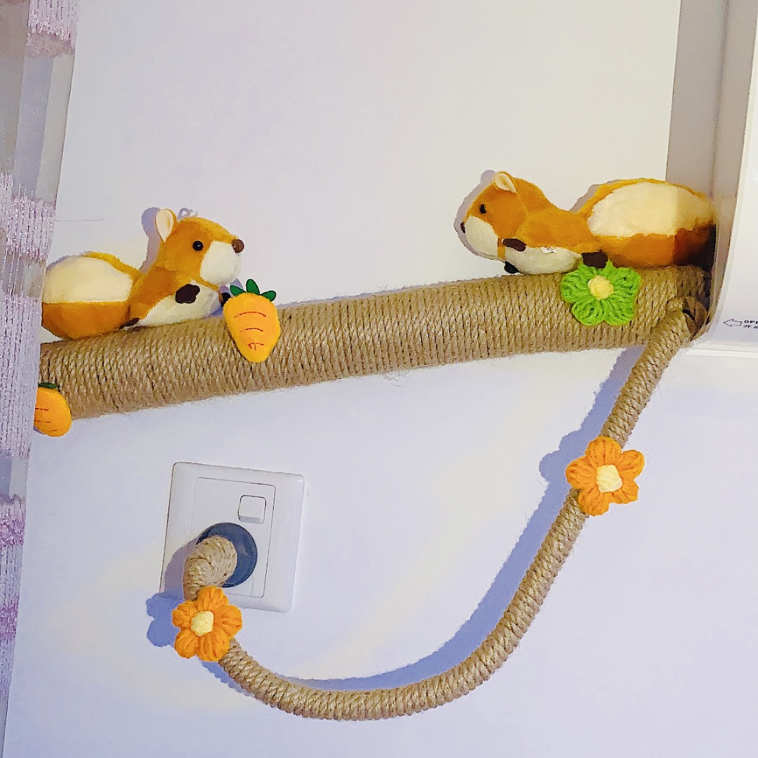 空调管装饰遮挡美化绳子