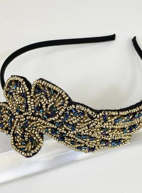 Girls Seed Beads Flower Hairbands Headbands Ornament Accesso