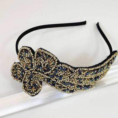 Girls Seed Beads Flower Hairbands Headbands Ornament Accesso