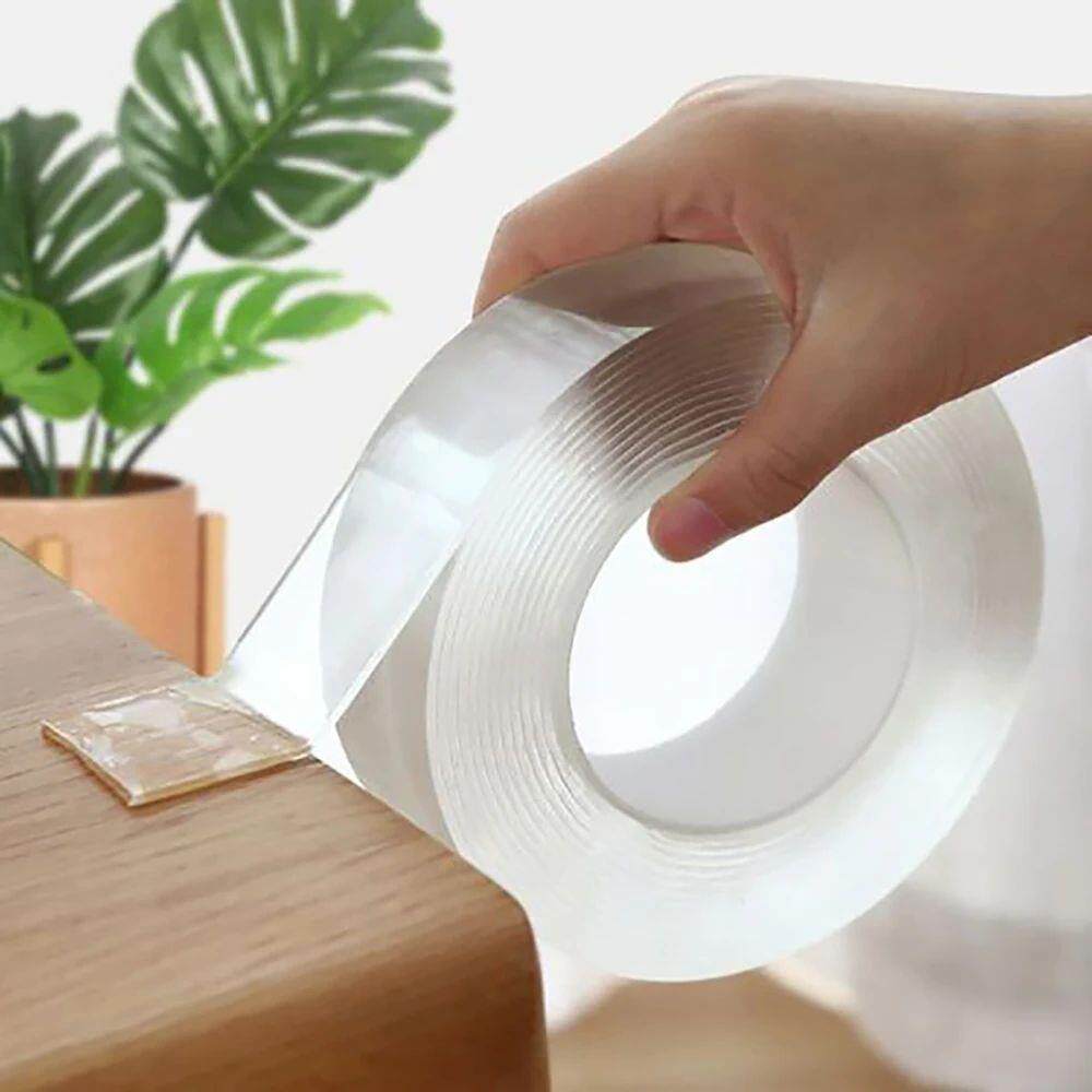 Transparent Nano Tape Washable Reusable Double-Sided Tape Ad