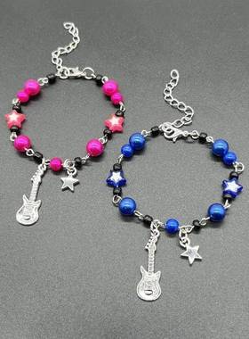 New Pcs Set YK Couple Bracelets TV Girl Matching Bracelets