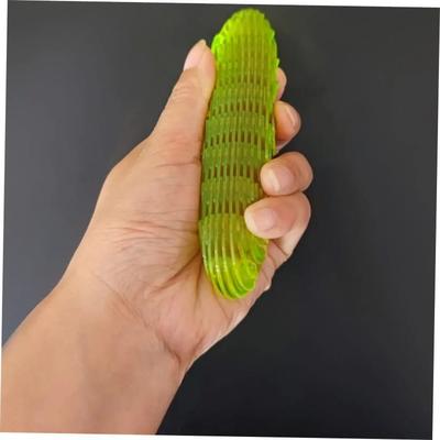 12cm Green Worm Bg Fdget Toy Stress Relef Toys Morphng W