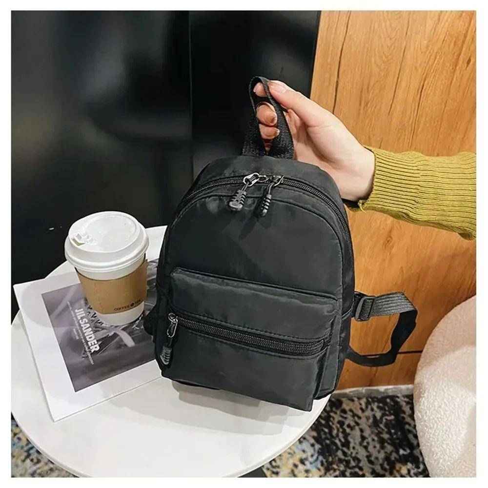 1Pc Mini Womens Backpacks Trend Nylon Female Bag Small Schoo