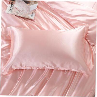 2 Pack Satin silk Pillowcase pillow case pillow cover queen