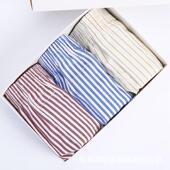 waist boxers Men large cotton shorts high summer size